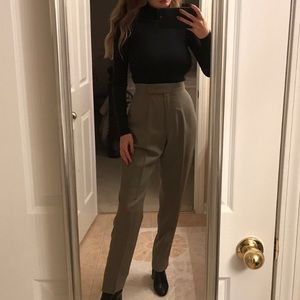 Vintage taiga Paris high waisted trousers slacks.